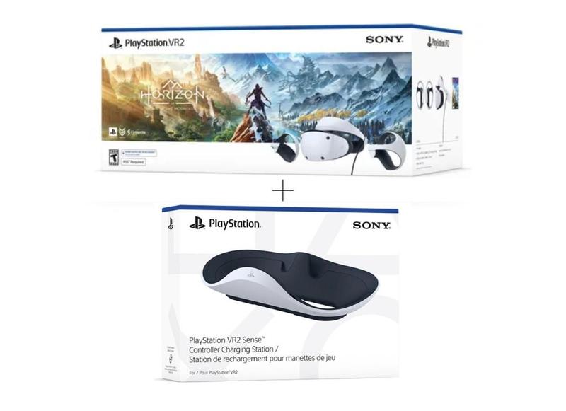 Combo PlayStation VR2 Com Jogo Horizon PSVR 2 PS5 + Base de